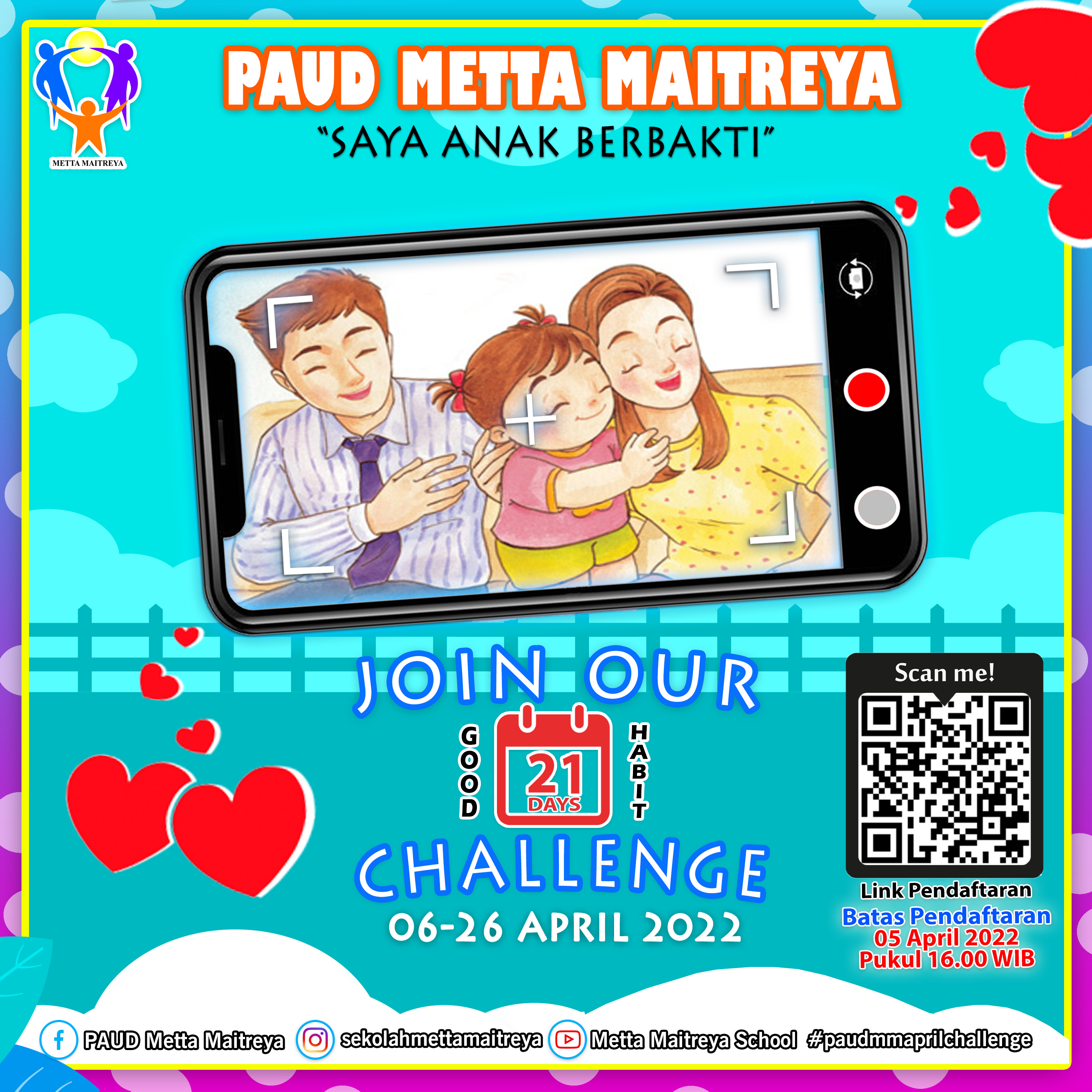 April Good Habit Challenge | PAUD METTA MAITREYA